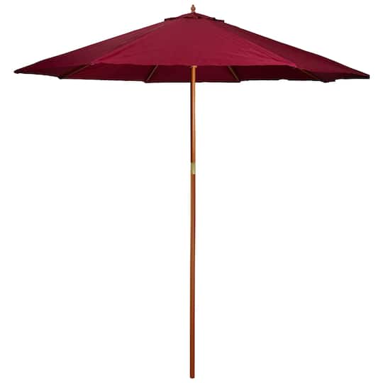 8.5ft. Outdoor Patio Market Umbrella with Wooden Pole